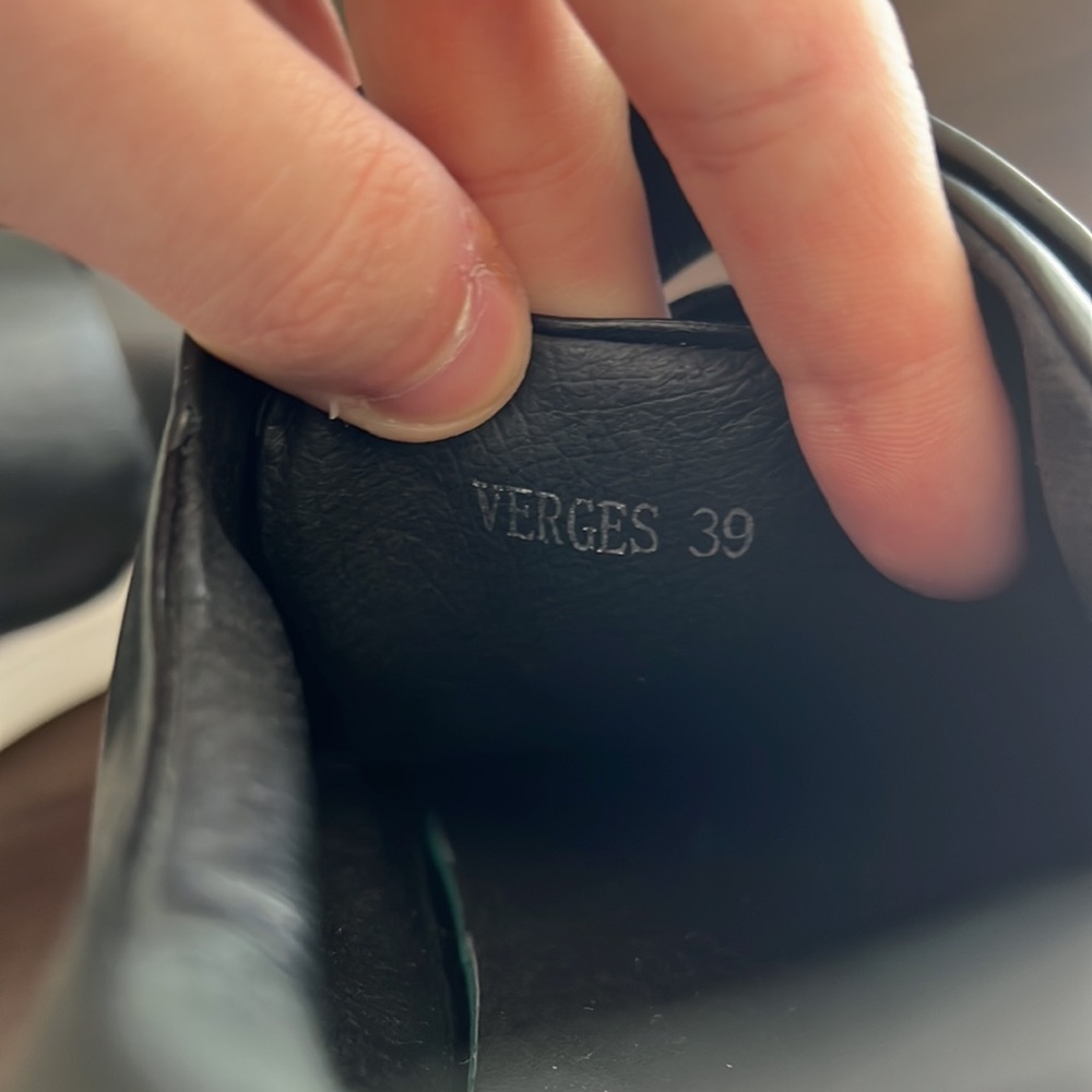 Silent D x Free People | Verges Black Leather Sneaker 39 - Picture 8 of 8